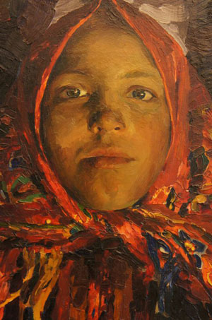 Filipp Malyavin. Verka, oil on canvas. Tretyakov Gallery, Moscow