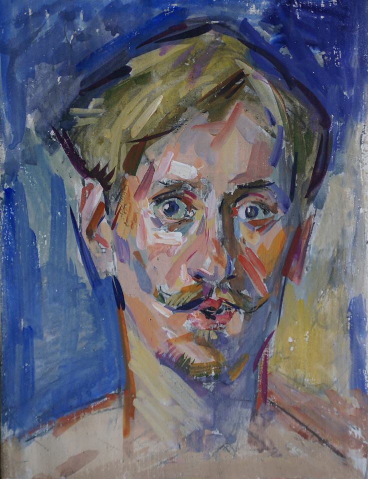Self Portrait by Sasha Budaev, oil on canvas